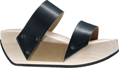 Puristic sandal Double on a classic platform sole
