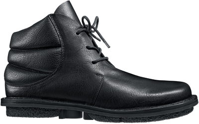 Trippen black leather shoe